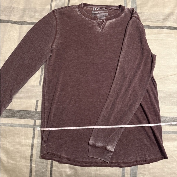 The Rail long sleeve t-shirt Large (maroon-ish color) - Picture 2 of 5